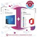 Windows 10 PRO + Office 2021 PRO PLUS para 1 PC